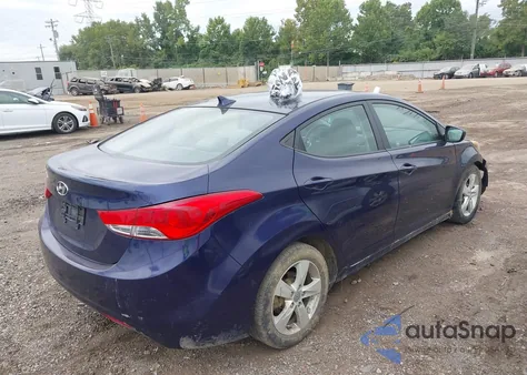 2012 Hyundai Elantra Gls from USA, damaged, VIN 5NPDH4AE6CH085932